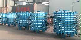 5台<搪玻璃三孔叠片式冷凝器>生产完成