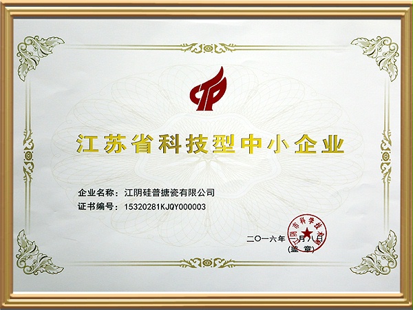 省级-江苏省科技型中小企业